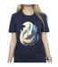 Disney T-shirt boyfriend en coton Femme/Ladies The Little Mermaid Colour Silhouettes (Bleu marine) - UTBI30948-3