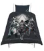 Reversible Duvet Set Black Grey Assassins Creed-1