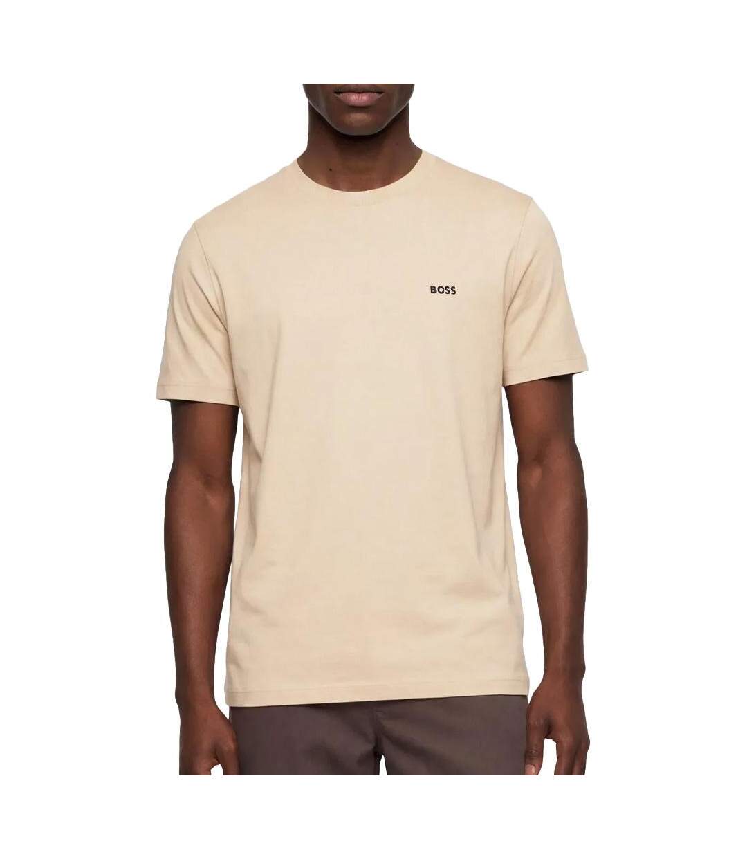 T-Shirt écru homme hugo boss thompson-1