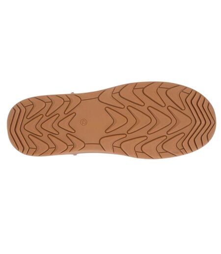 Womens/ladies rosella cow suede outdoor boots chestnut EverAu