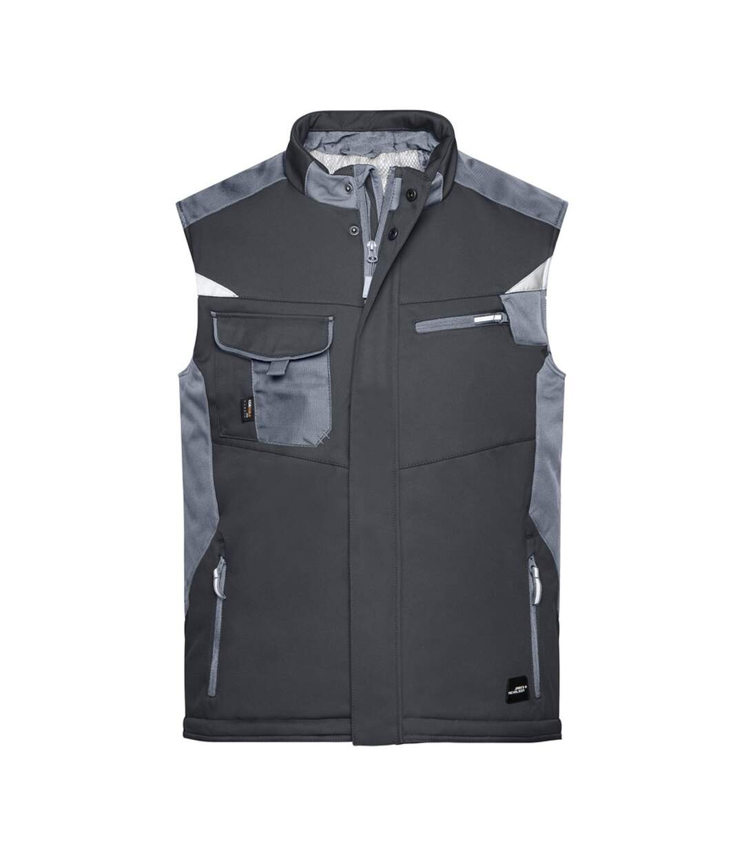 Veste Sans Manches Adulte Noir Carbone James And Nicholson-1