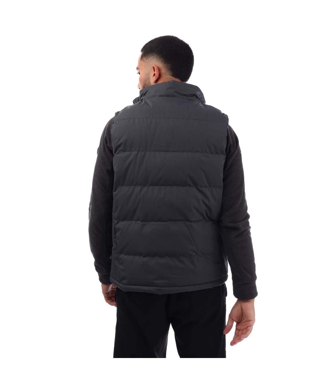 Unisex Adult Karthy Padded Gilet Grey Trespass-3