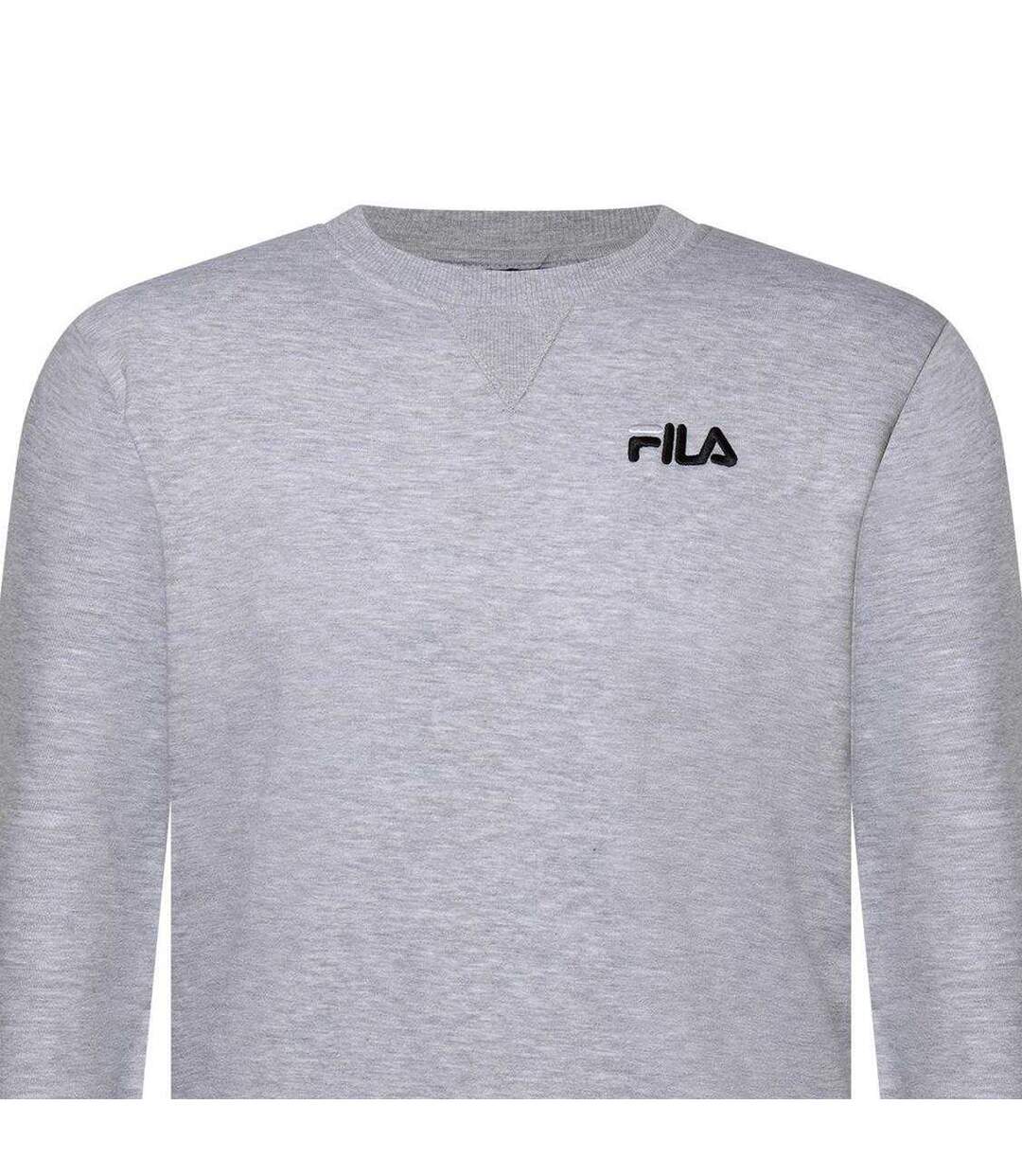 Sweat Casper Homme Gris Clair Chiné Fila-3