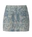 Jupe en jean courte bleu femme pieces denim-2
