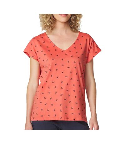 T-shirt corail femme tbs eddensan - l