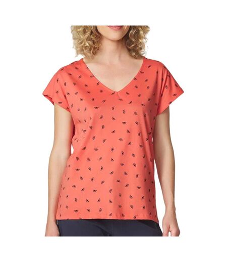 T-shirt corail femme tbs eddensan - l