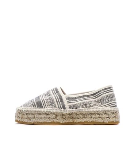 Espadrilles blanches/noires femme pare gabia aduna