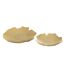 Lot de 2 Coupelles Design Aluminium 43cm Or-1