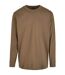Build Your Brand Mens Long Sleeve Sweater (Olive) - UTRW7713