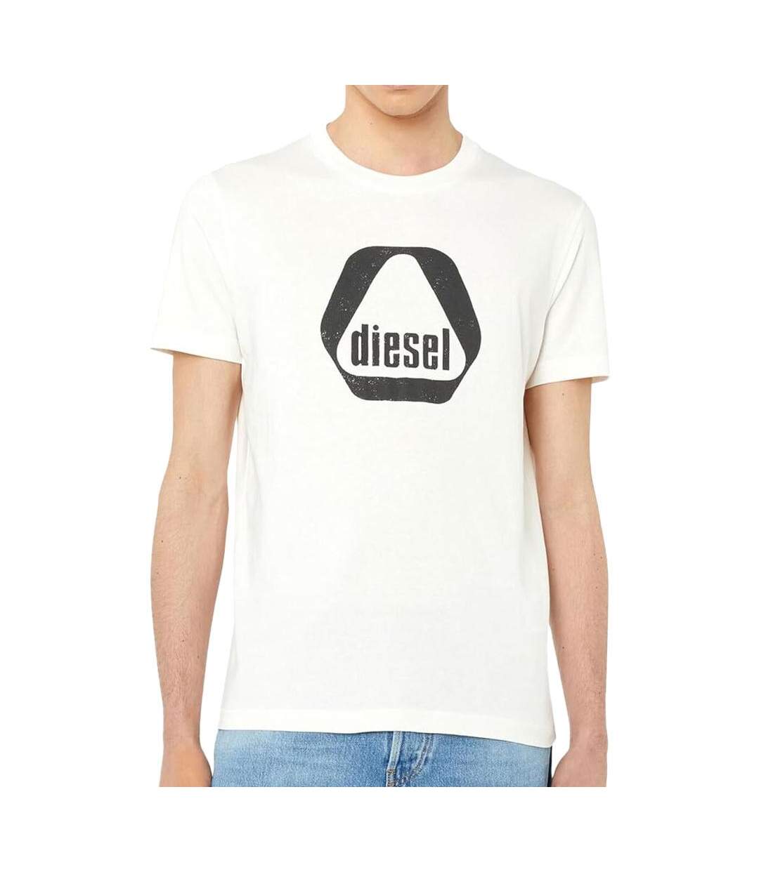 T-shirt Blanc Homme Diesel Diegor81E - S-1