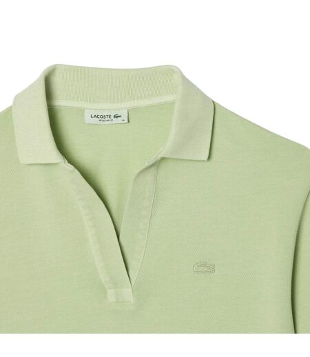 Polo femme vert Lacoste
