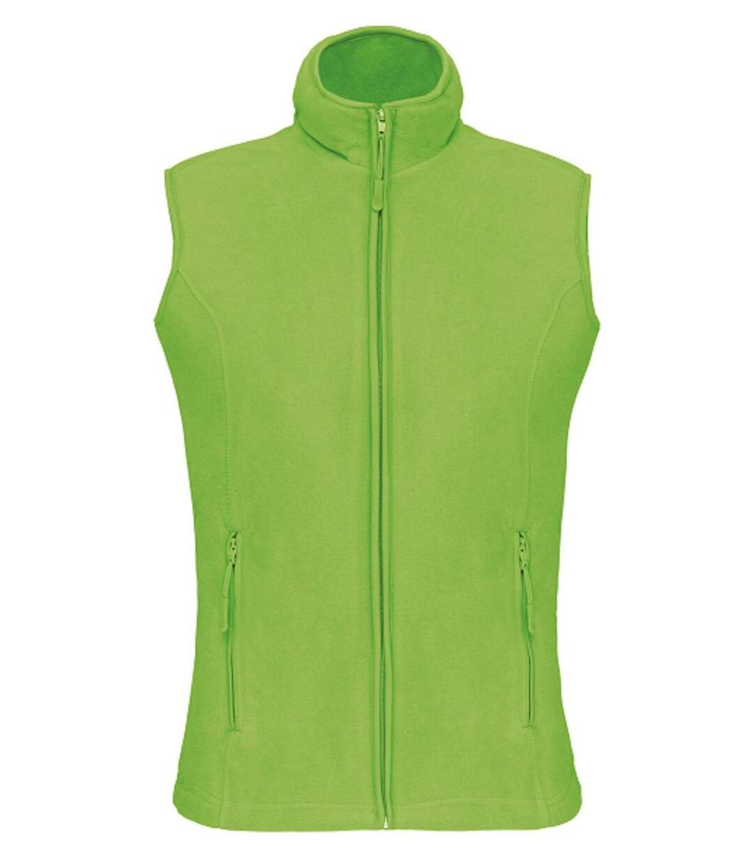 Gilet sans manches micro polaire femme - K906 - vert lime