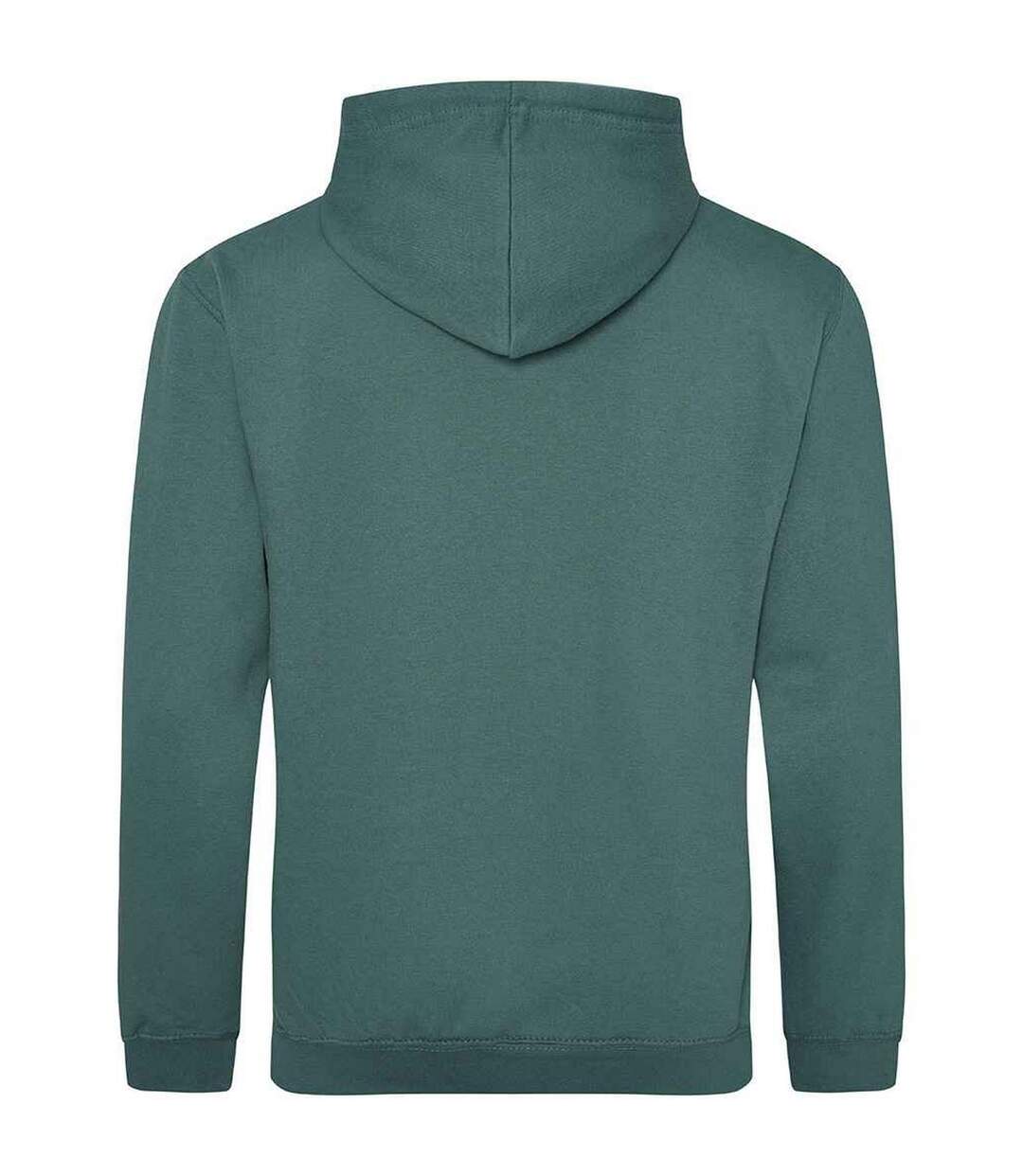 Sweat À Capuche College Adulte Vert Mousse Awdis-2