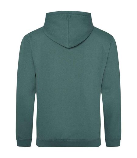 Sweat À Capuche College Adulte Vert Mousse Awdis