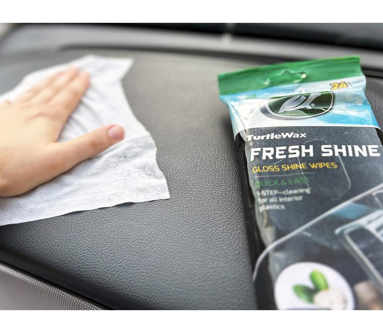 Pack of 2 Turtle wax fresh shine gloss wipes, spring fresh 4 one size multi colour TWX-3
