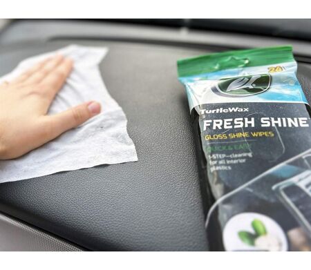 Pack of 2 Turtle wax fresh shine gloss wipes, spring fresh 4 one size multi colour TWX