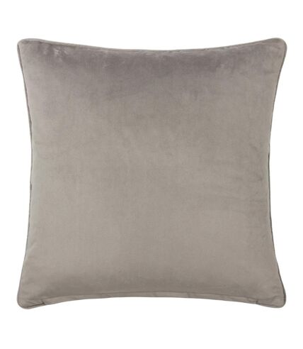 Paoletti Stratus Piping Detail Jacquard Throw Pillow Cover (Taupe) (45cm x 45cm) - UTRV3343