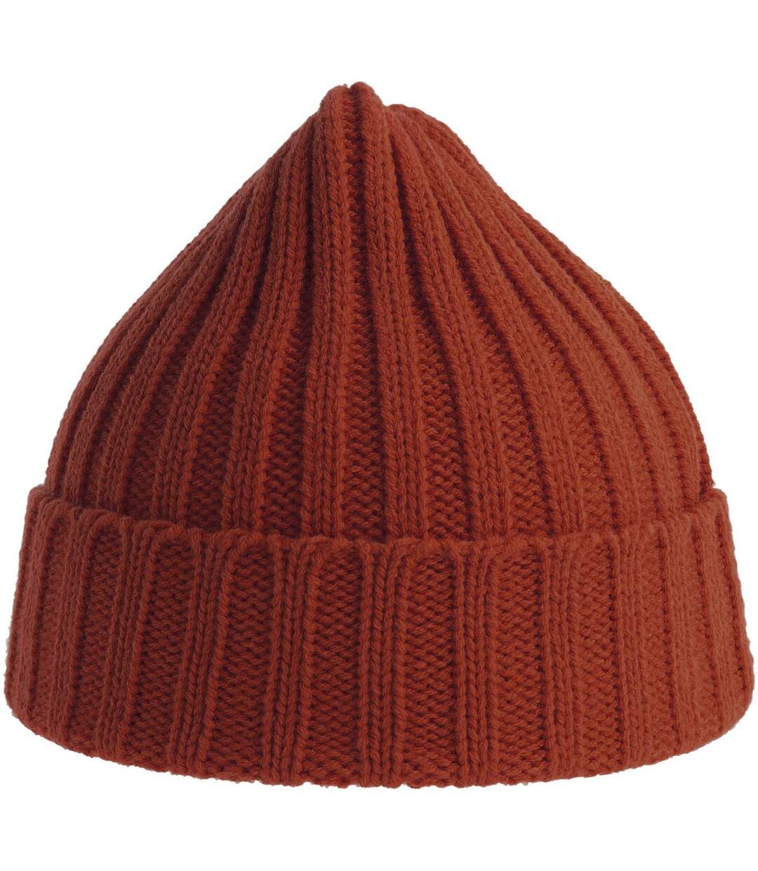 Unisex Adult Shore Chunky Recycled Beanie Rust Atlantis-2