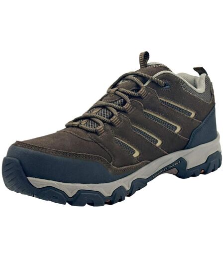Mens Mount Suede Low Waterproof Walking Shoes Brown Karrimor