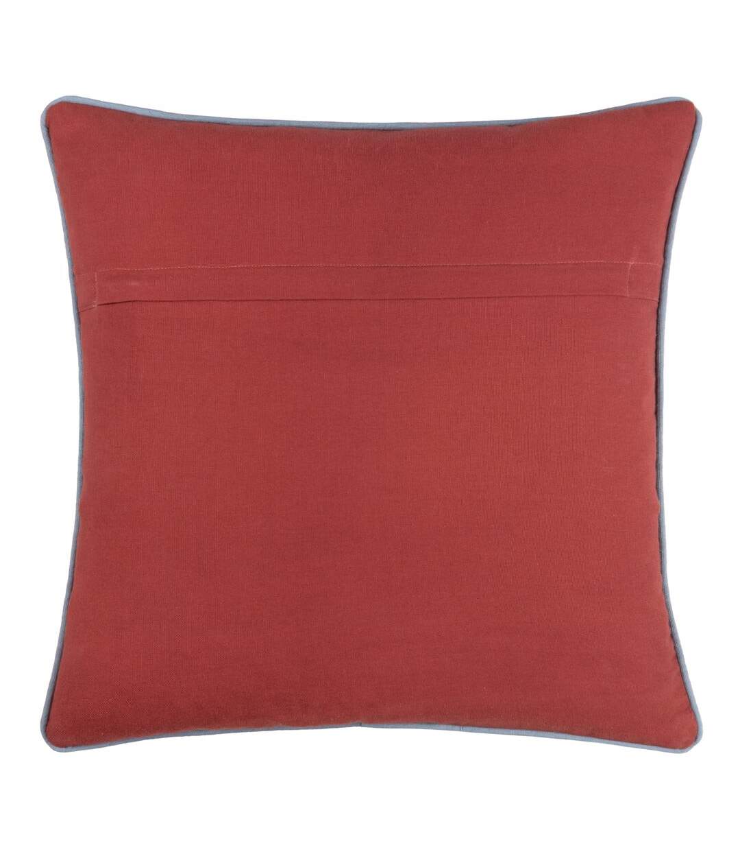 Mariella velvet piped cushion cover 50cm x 50cm multicoloured Wylder