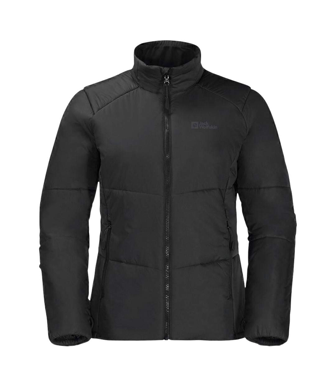 Doudoune Matelassée Bergland Ins Femme Noir Jack Wolfskin-2