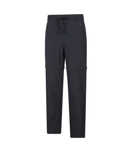 Womens/ladies explorer zip-off trousers black Mountain Warehouse