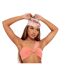 Womens/ladies Cross Strap Bralette Coral Melange Missy Empire-3
