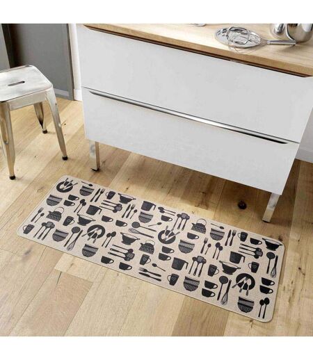 Tapis Multi-Usage Tissé Kitchen 45x120cm Naturel