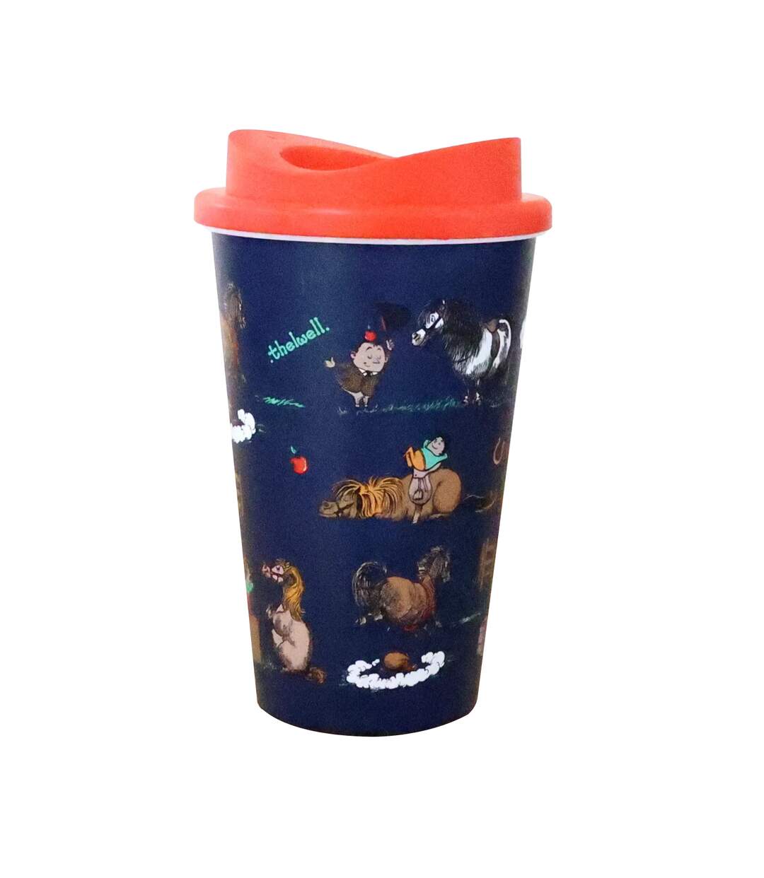 Mug de voyage thelwell collection practice makes perfect taille unique rouge / bleu marine Hy-2
