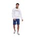 Sweat À Capuche Goldsbury Homme Blanc Crosshatch-1