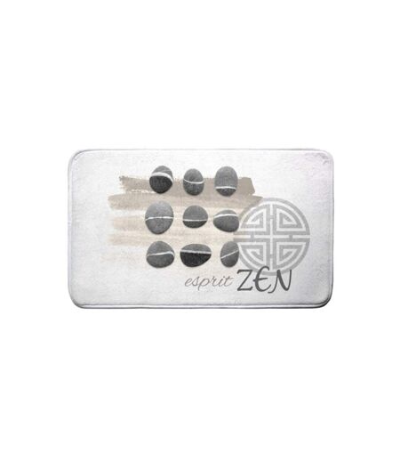 Tapis de Bain Microfibre Zénitude 45x75cm Gris