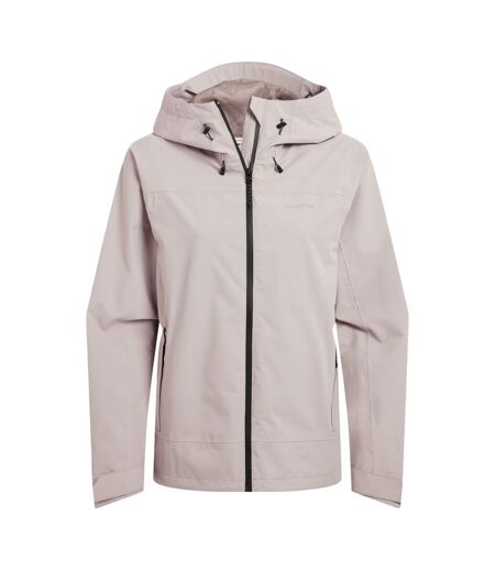 Womens/ladies Zohra Waterproof Jacket Soft Mushroom Craghoppers