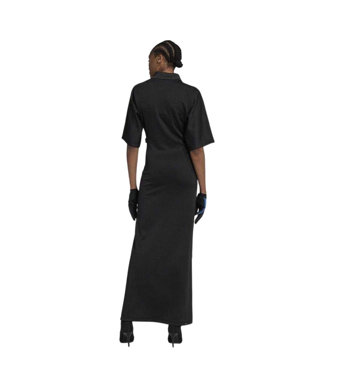Robe Longue Trefoil Femme Noir Adidas-3