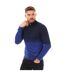 Mens Gesso Half Zip Sweatshirt Blue Navy Boss-3