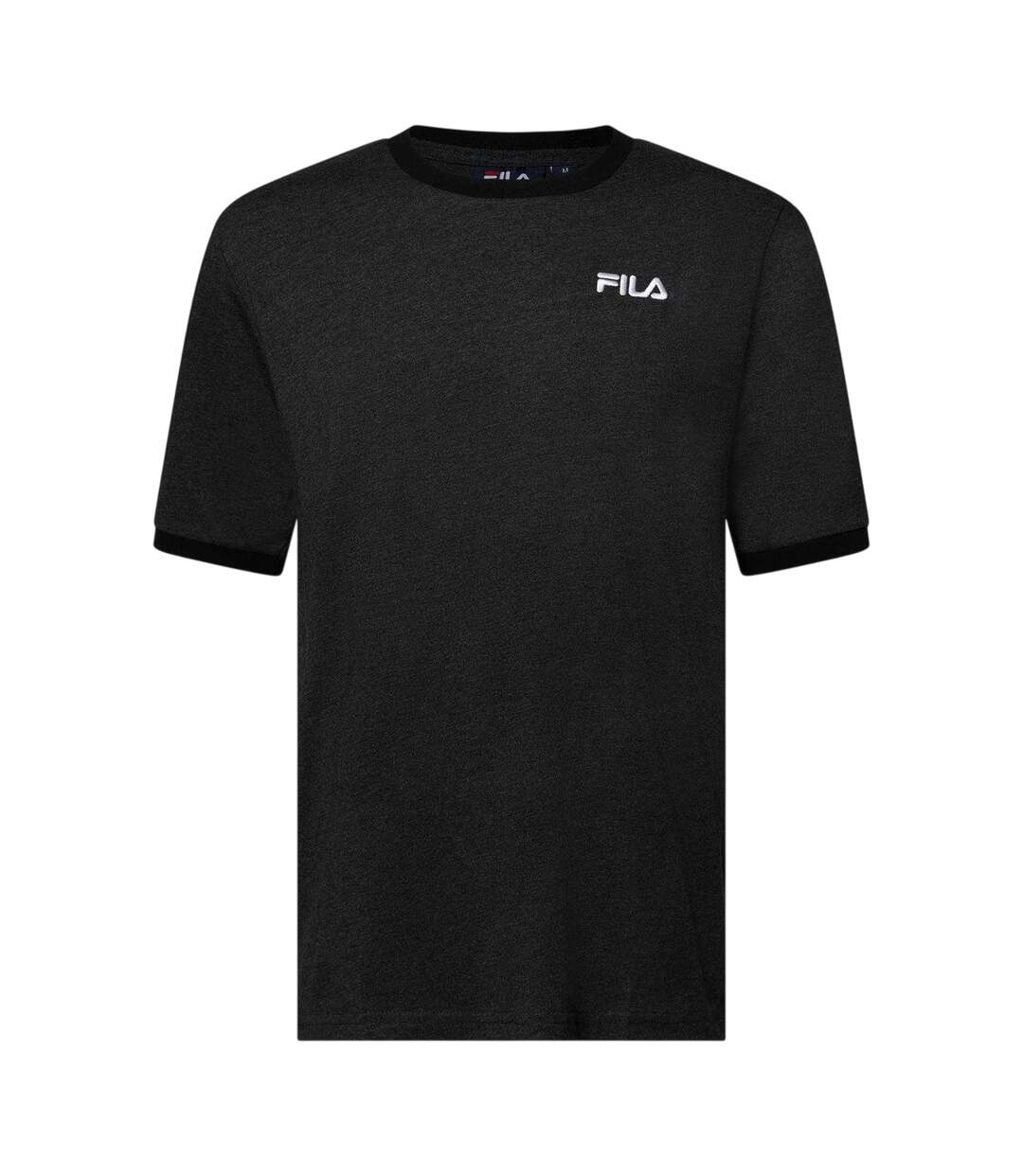 T-shirt Motif/style Logo Aster Homme Charbon Chiné Fila-1