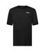 T-shirt Motif/style Logo Aster Homme Charbon Chiné Fila-1