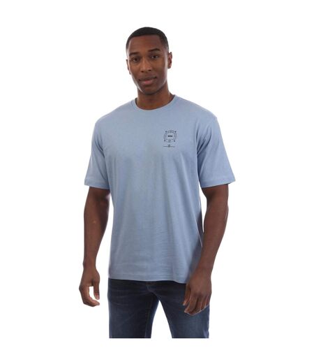T-shirt Motif/style Logo Homme Bleu Boss