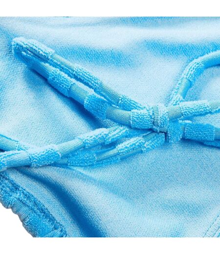 Womens/ladies Tri-fold Terrycloth Swimming Bikini Top Blue Speedo
