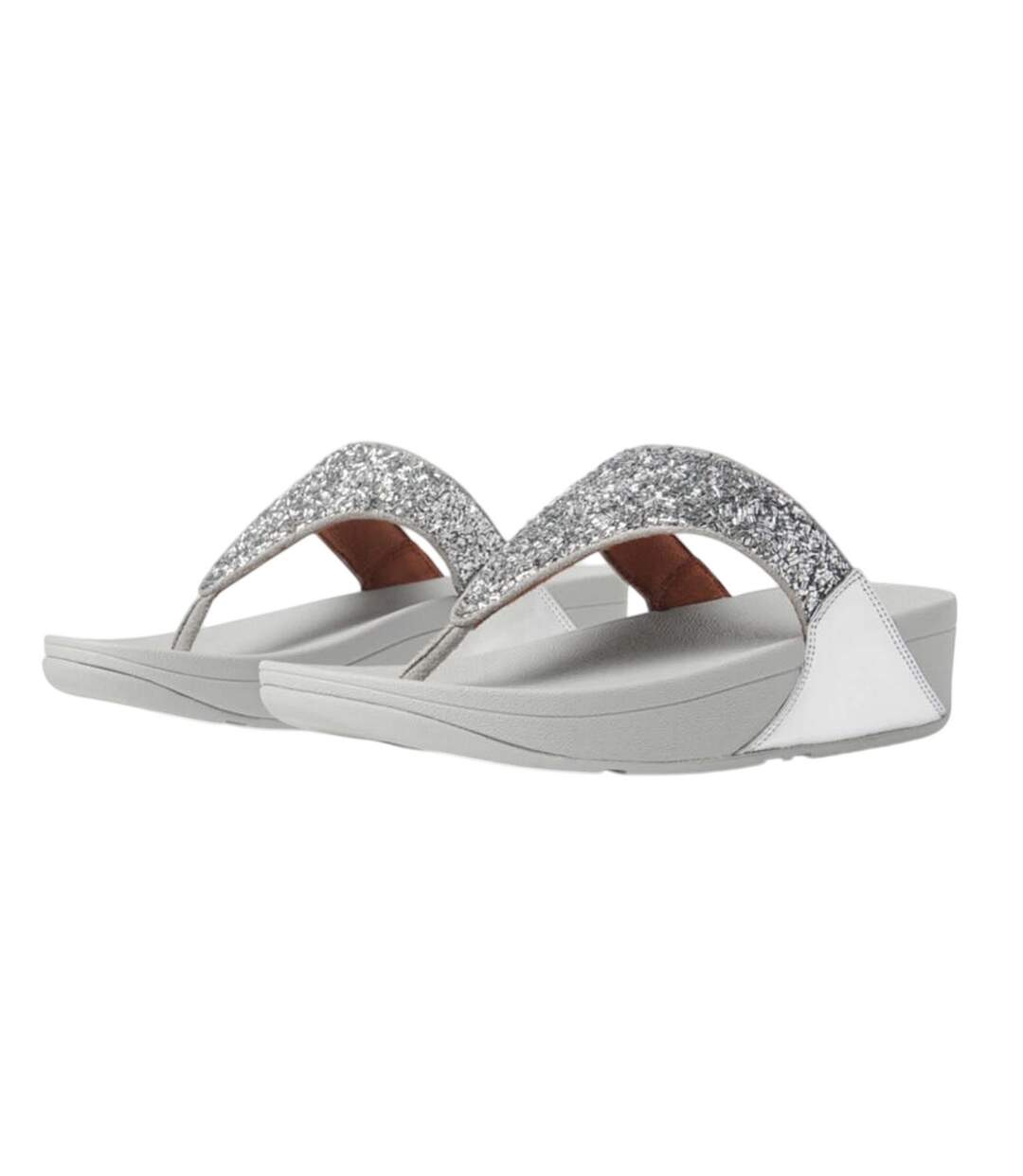 Sandales Style Scintillant Femme Argenté Fit Flop-1
