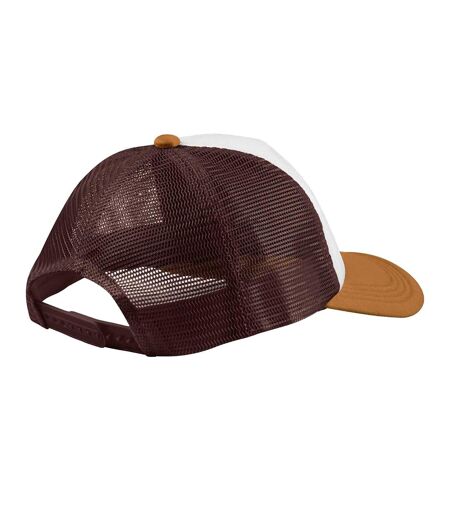 Casquette Trucker Motif/style Rétro Adulte Chocolat Ambre Foncé Beechfield