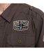 Chemise manche longues  ripstop strech sur poche et badges Stop B Vondutch-2