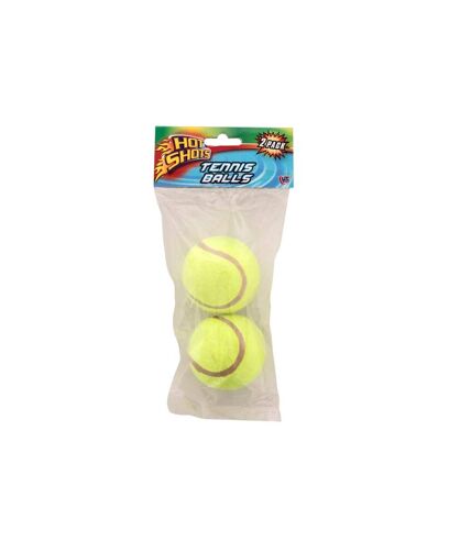 Hot Shots Tennis Balls (Pack of 2) (Yellow) (One Size) - UTST10347