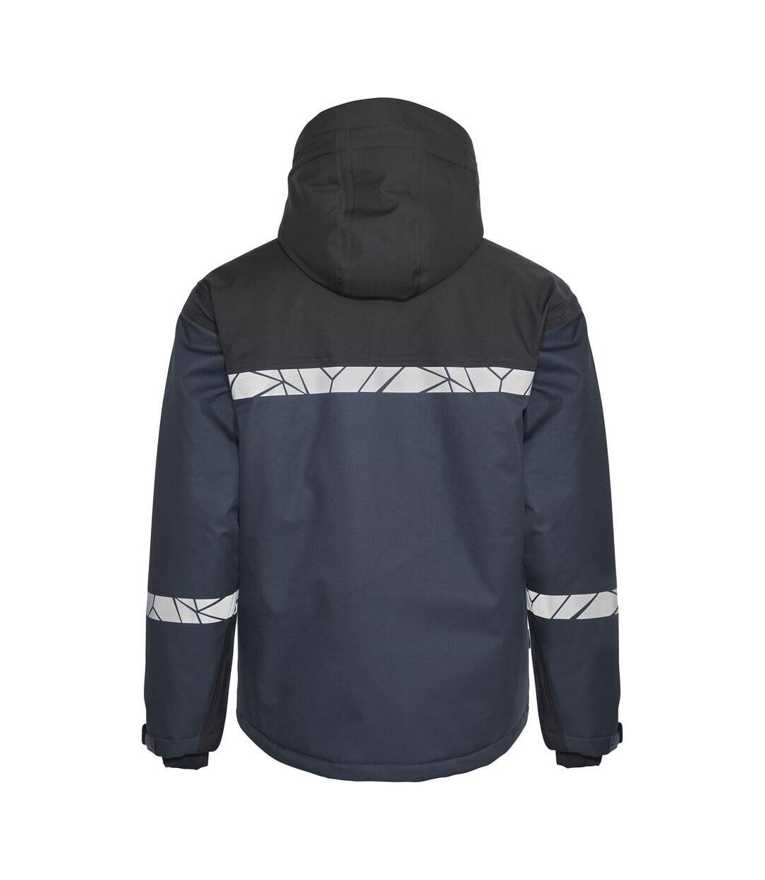 Mens Progression High-vis Padded Soft Shell Jacket Navy Black Projob-2