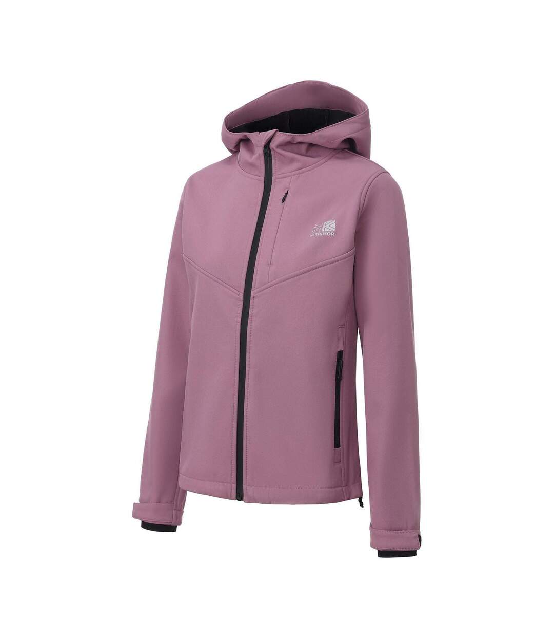 Womens/ladies Plain Soft Shell Jacket Dusty Rose Karrimor-3
