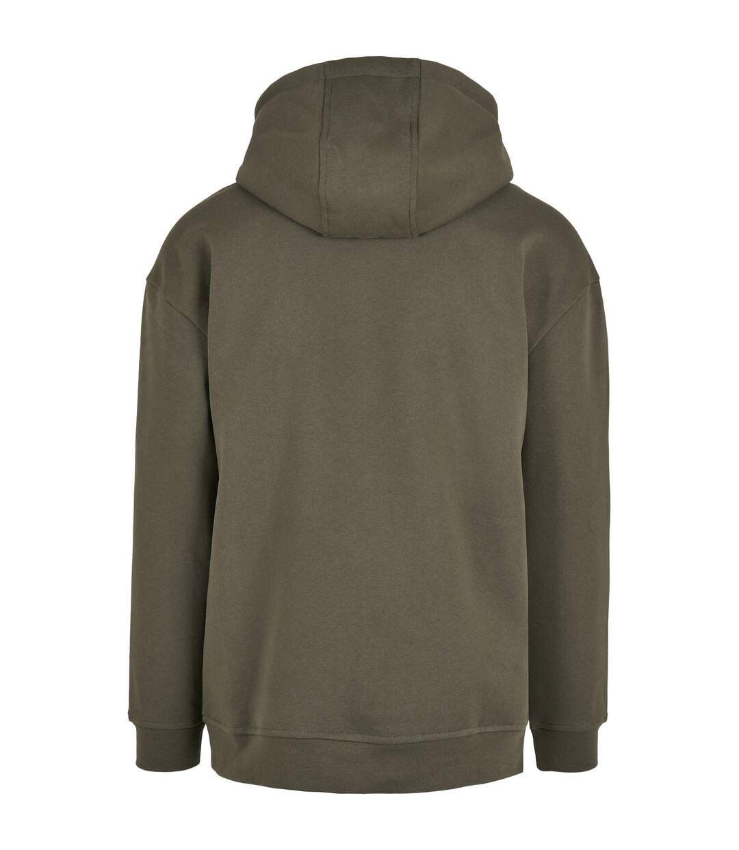 Sweat à capuche basic homme olive Build Your Brand