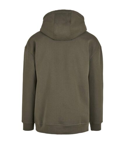 Build Your Brand Mens Basic Oversized Hoodie (Olive)