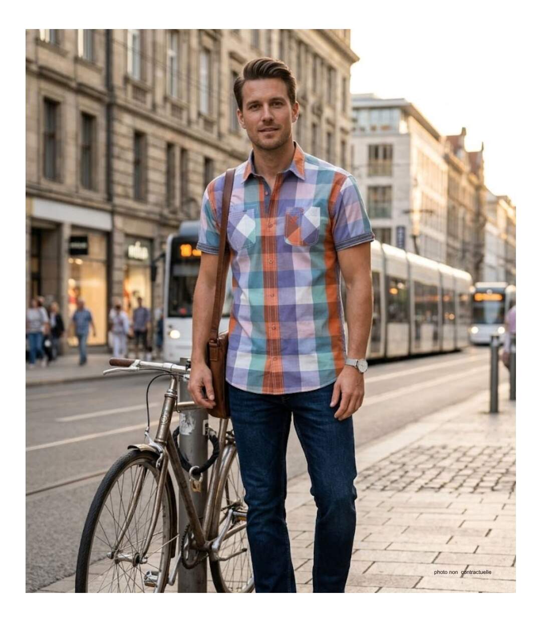 Chemisettes Manches Courtes WINCHESTER TAHITI2 : Le Look Estival Confortable et Soigné-5