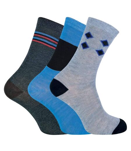 6 Paires Chaussettes Homme avec Motifs dans Boite