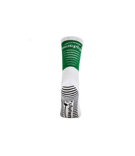Murphys Unisex Adult Pro Mid GAA Socks (Green/White) - UTRD3111