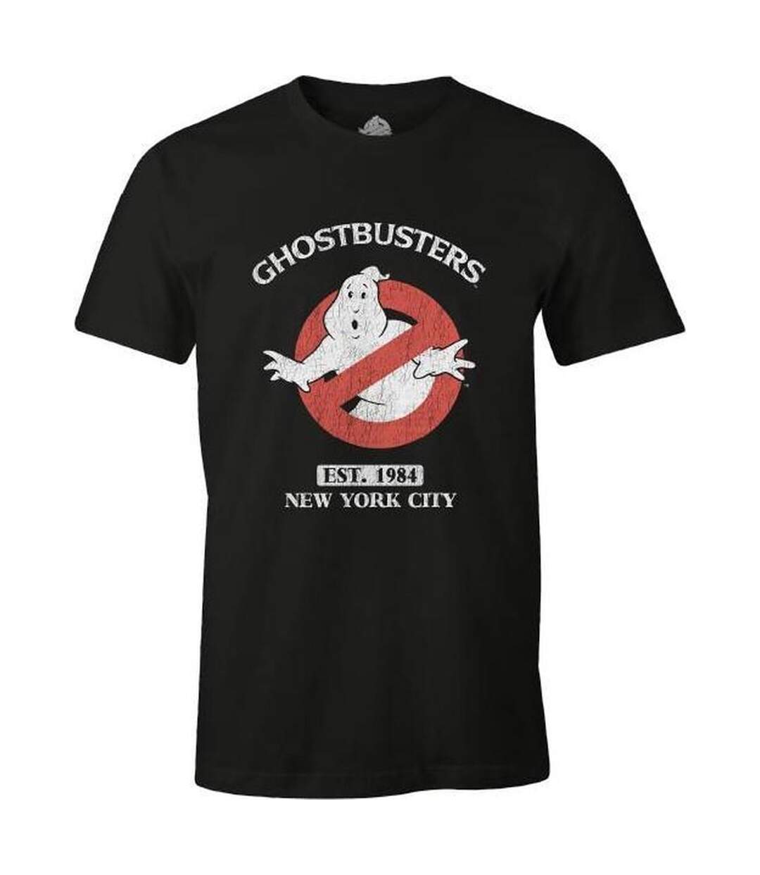 T-shirt New York City Homme Noir Ghostbusters-1